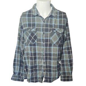 [Retrofit] Plaid Button Down - Size L